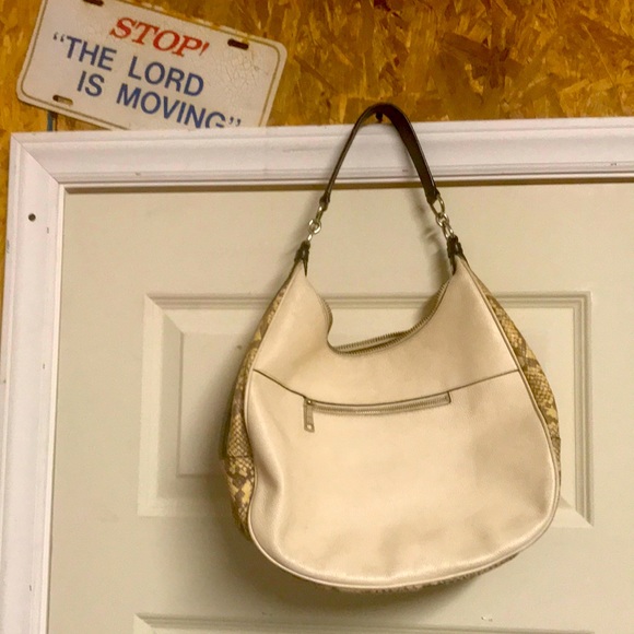 Gorgeous Coach bag with leather and snakeskin - Picture 2 of 13